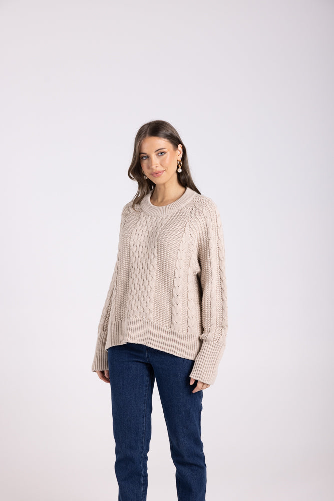 3000 - COTTON CABLE KNIT