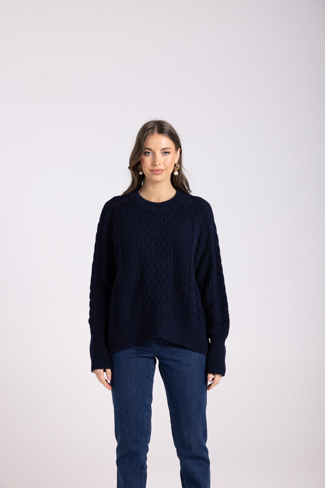3000 - COTTON CABLE KNIT