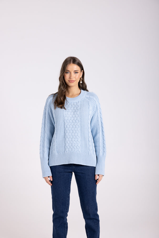 3000 - COTTON CABLE KNIT