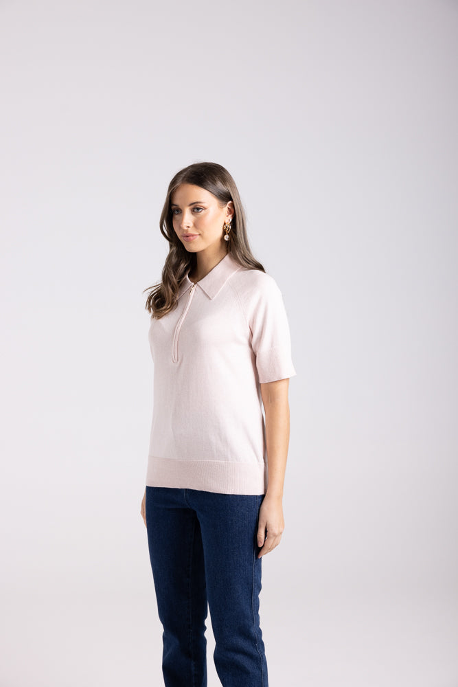3002 - ZIP KNIT POLO