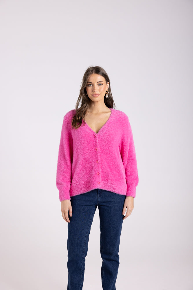 3006 - FLUFFY CARDIGNAN 7/8 SLV