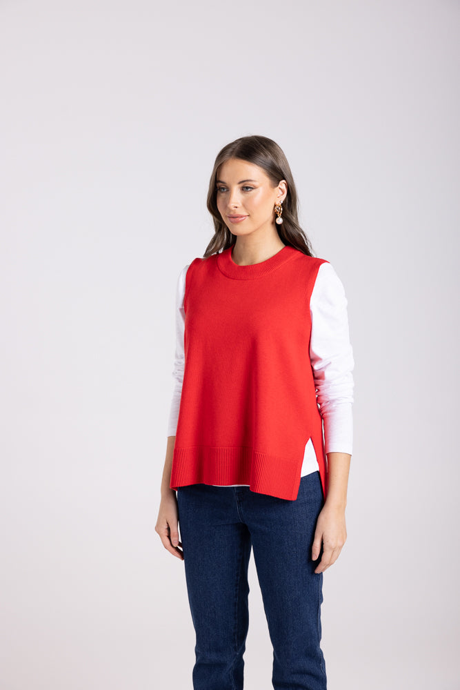 3014 - MERINO/COTTON KNIT VEST