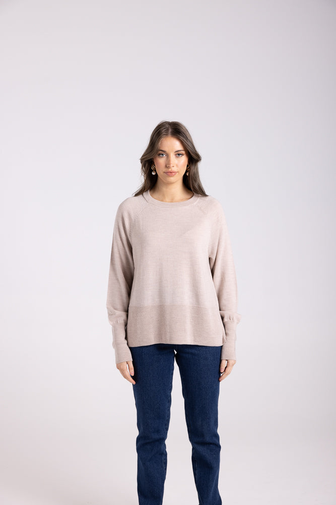 3016 - MERINO CREW NECK KNIT