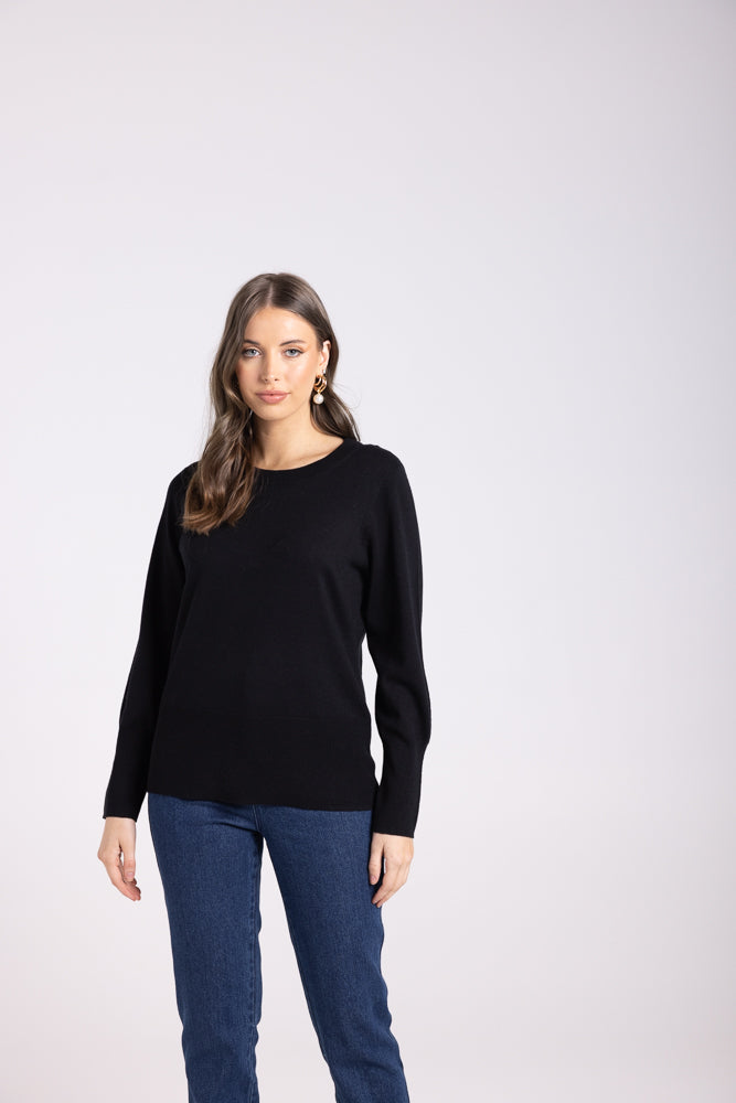 3017 - MERINO/COTTON CREW NECK KNIT