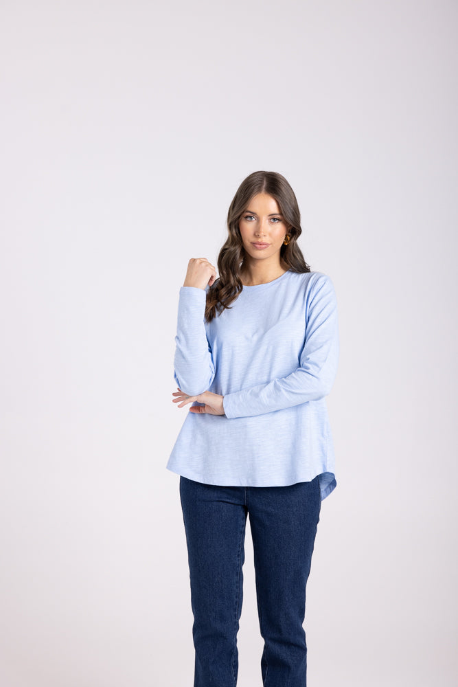3026 - CREW LONG SLV T-SHIRT