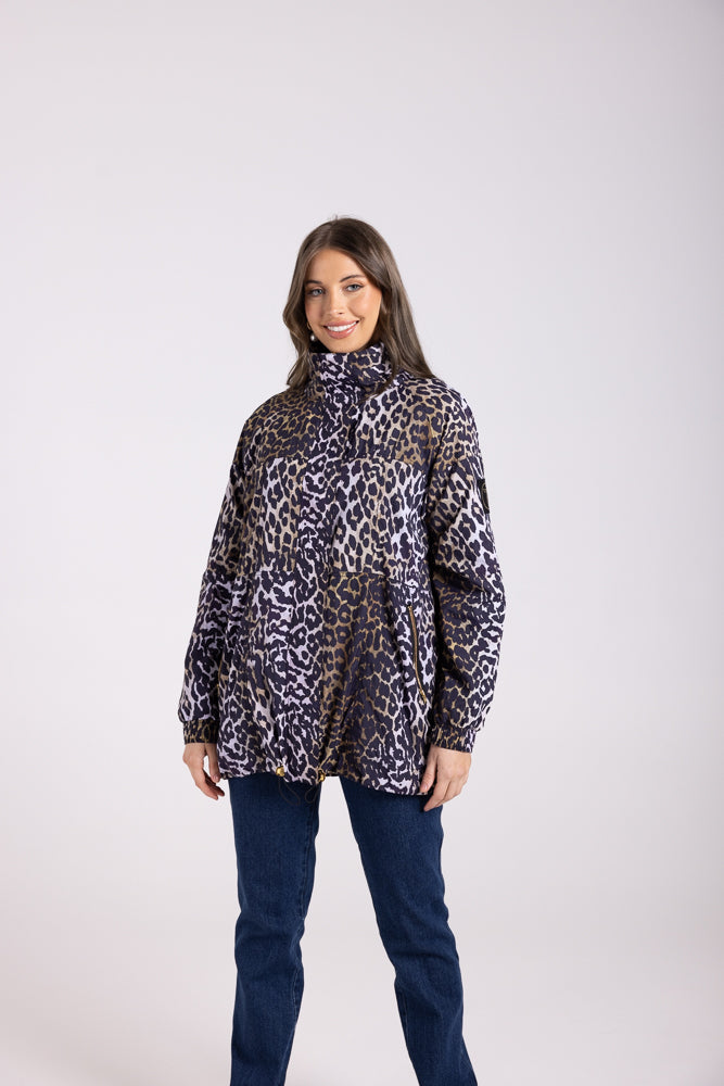 3032 - ANIMAL PRINT SPRAY JACKET