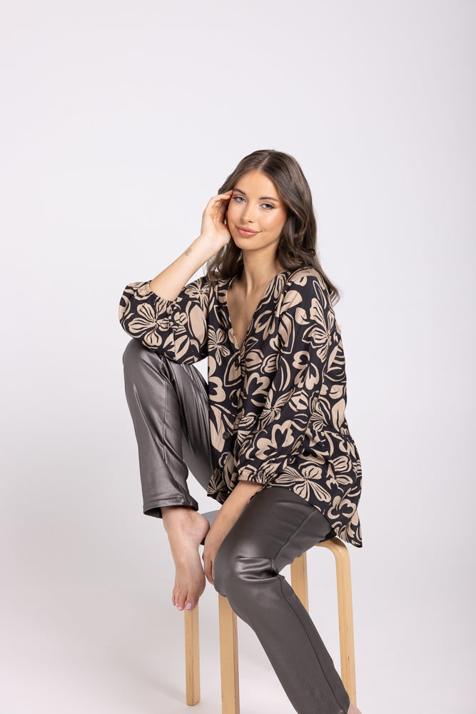 3038 - ELLE PRINT TOP