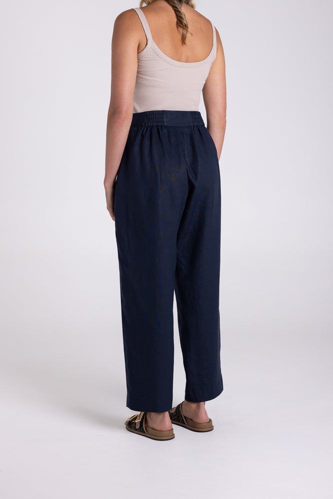 3148 - 7/8 LINEN PANT