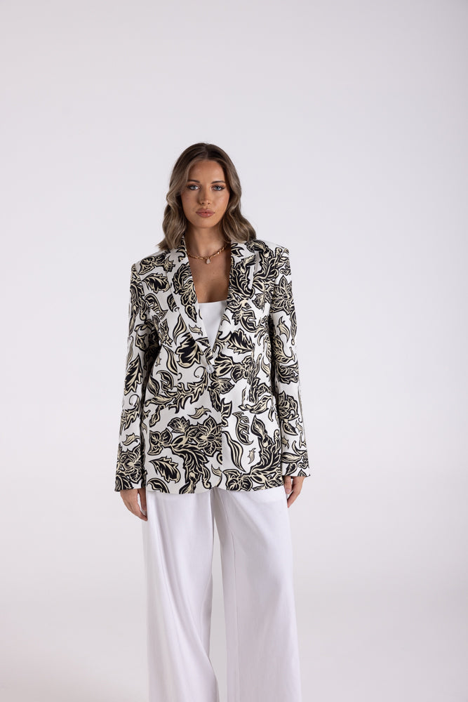 3180 - KATIE PRINT BLAZER
