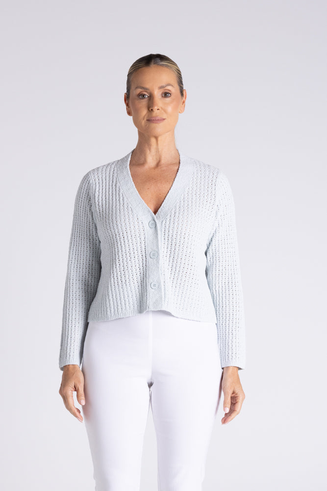 BOUCLE KNITTED CARDI