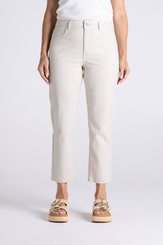 MINI STRIPE 7/8 SLIM JEAN