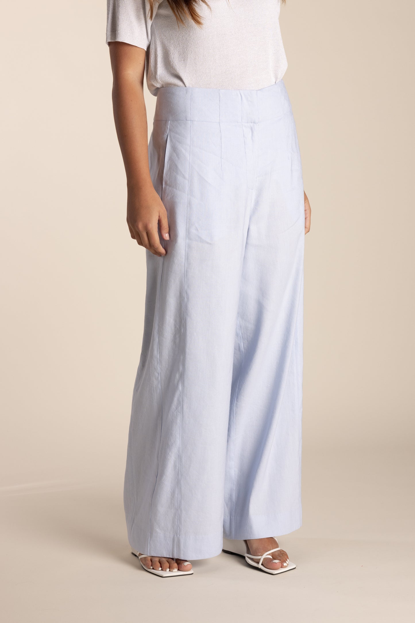 2621 - Wide Leg Linen pant
