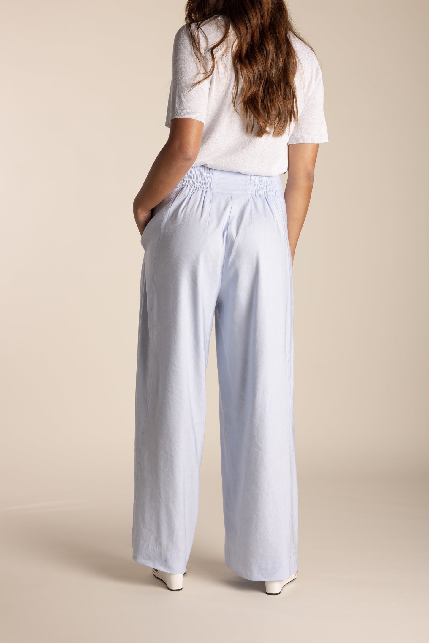 2621 - Wide Leg Linen pant