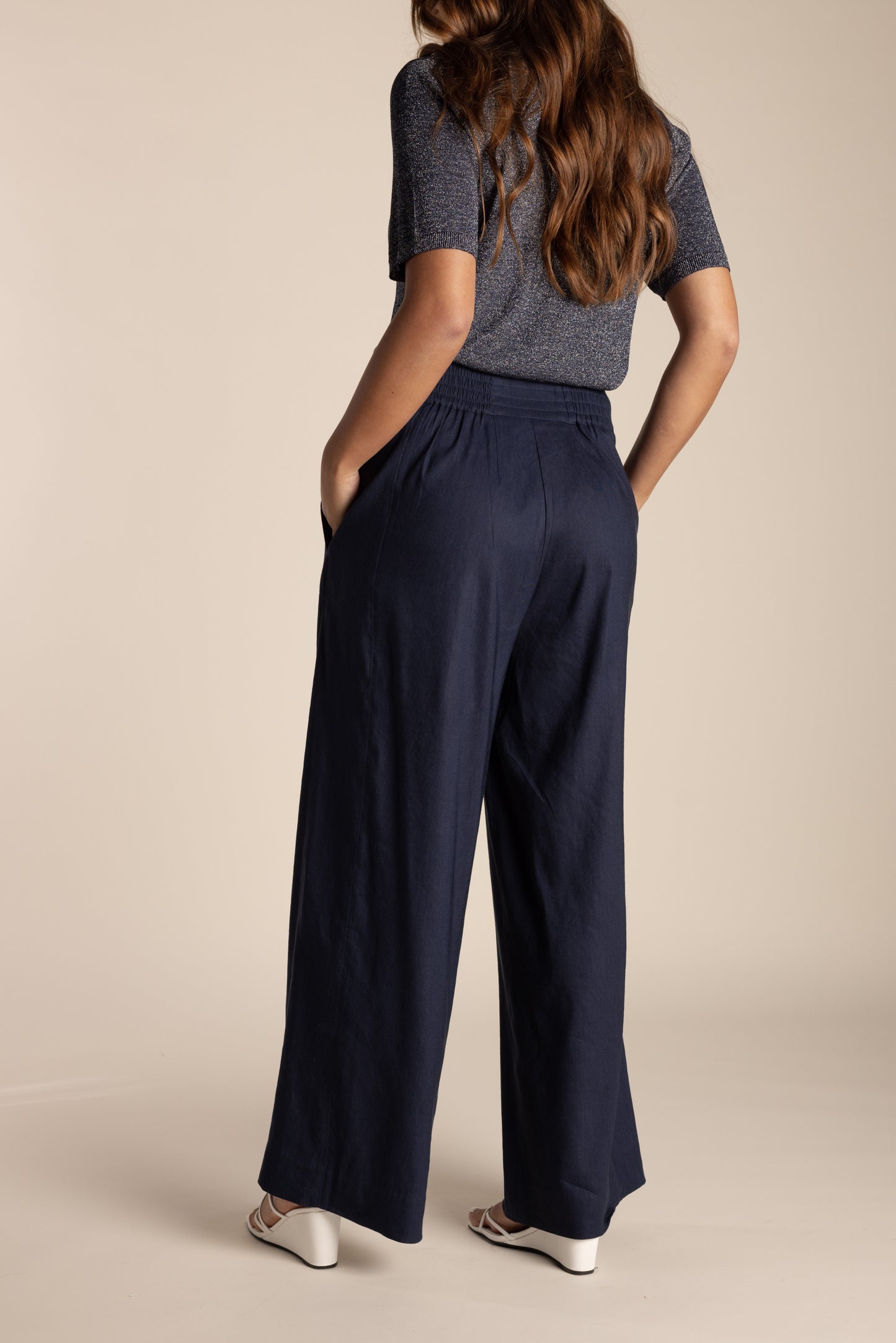 2621 - Wide Leg Linen pant