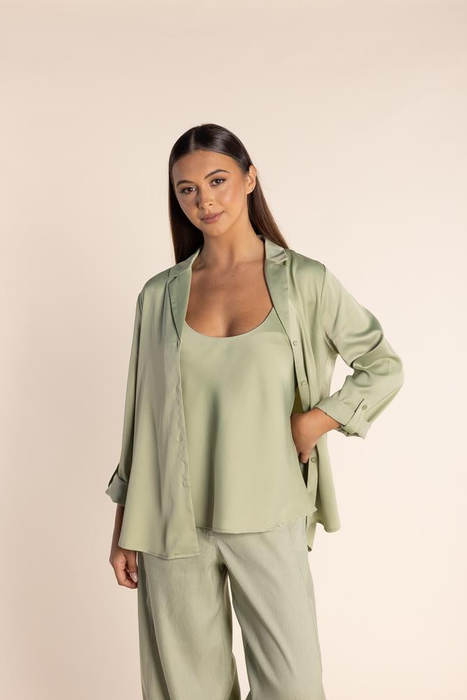 2808 - SATIN SHIRT JACKET