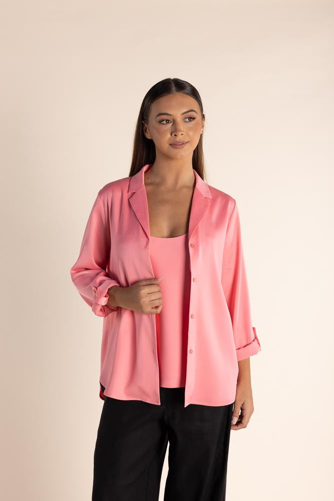 2808 - SATIN SHIRT JACKET