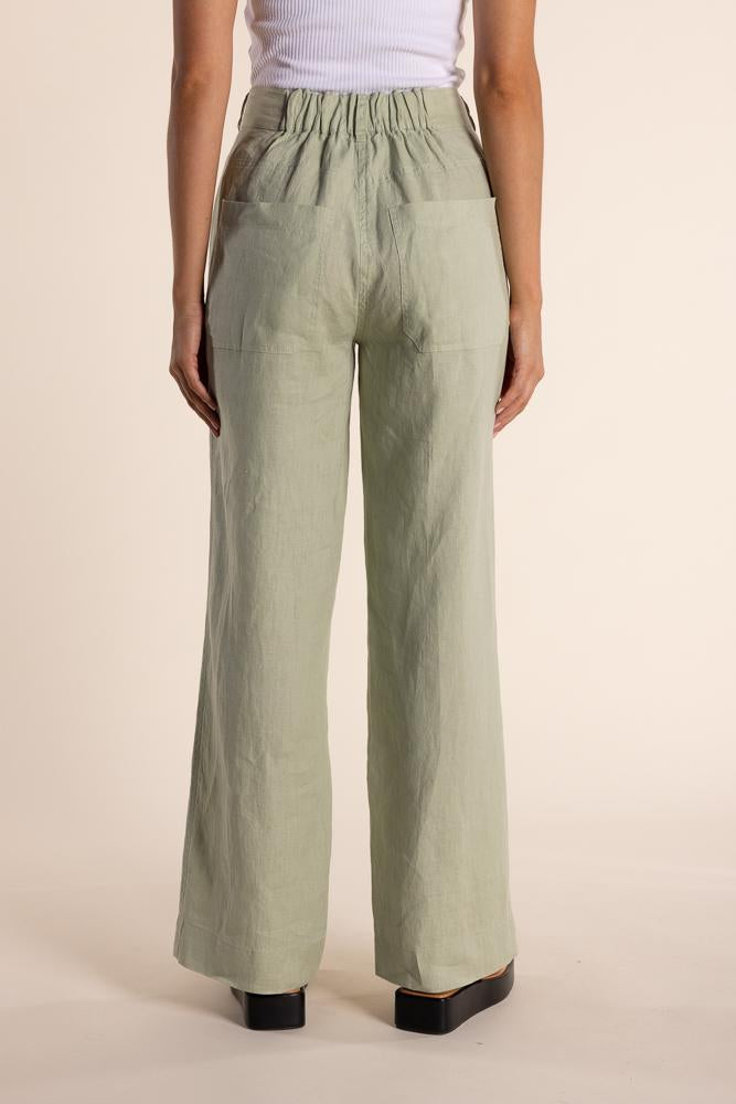 2840 LINEN WIDE LEG PANT