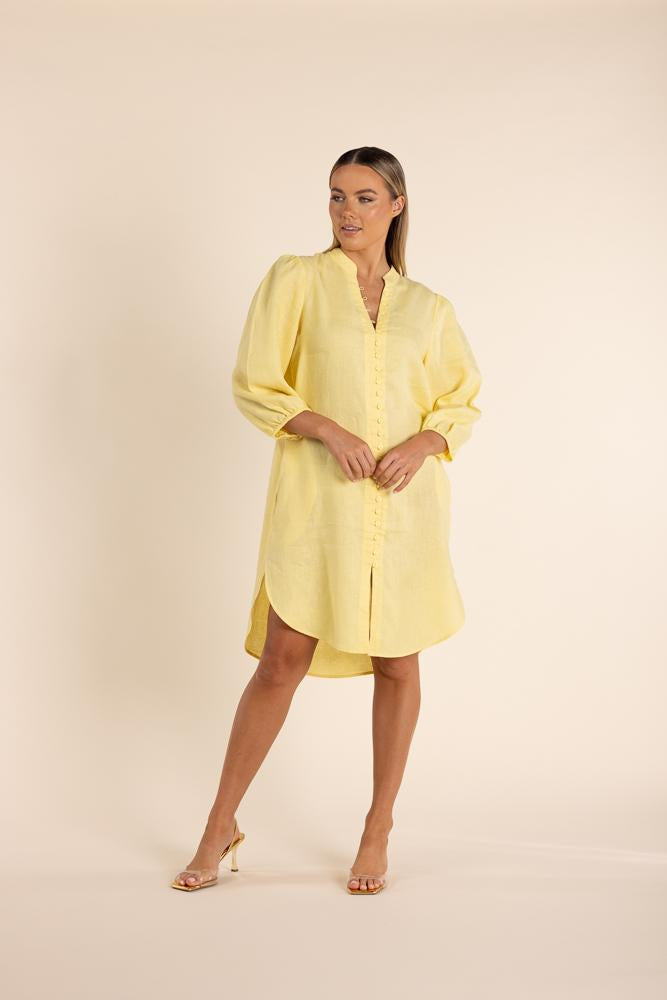 2846 LINEN SHIRT DRESS