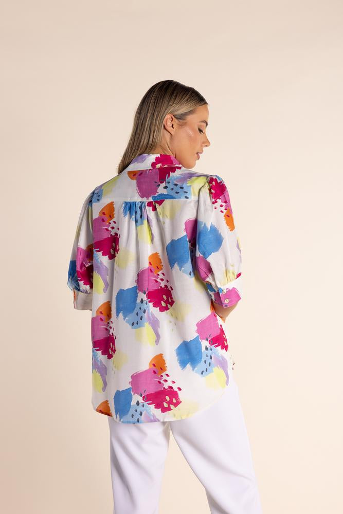 2862 - ART PRINT S/SLV SHIRT