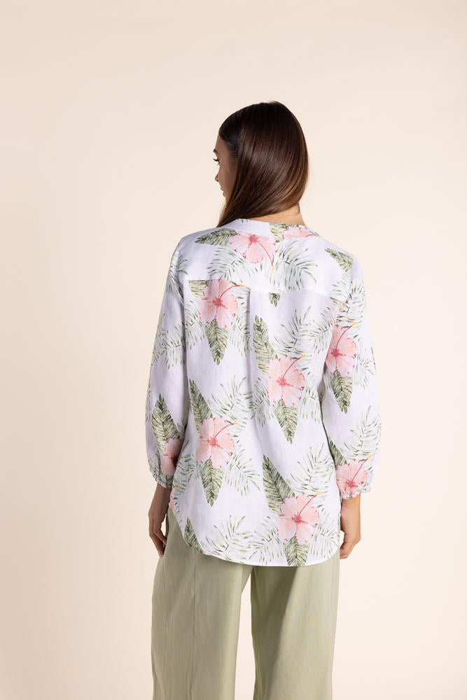 2874 - TROPICAL PRINT TOP