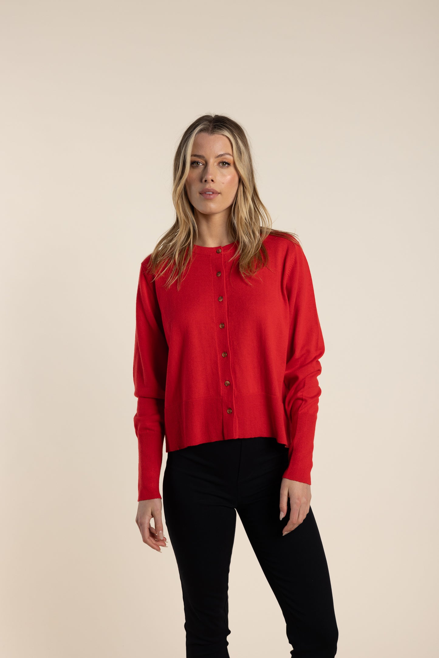 2720 Merino Cropped Cardigan