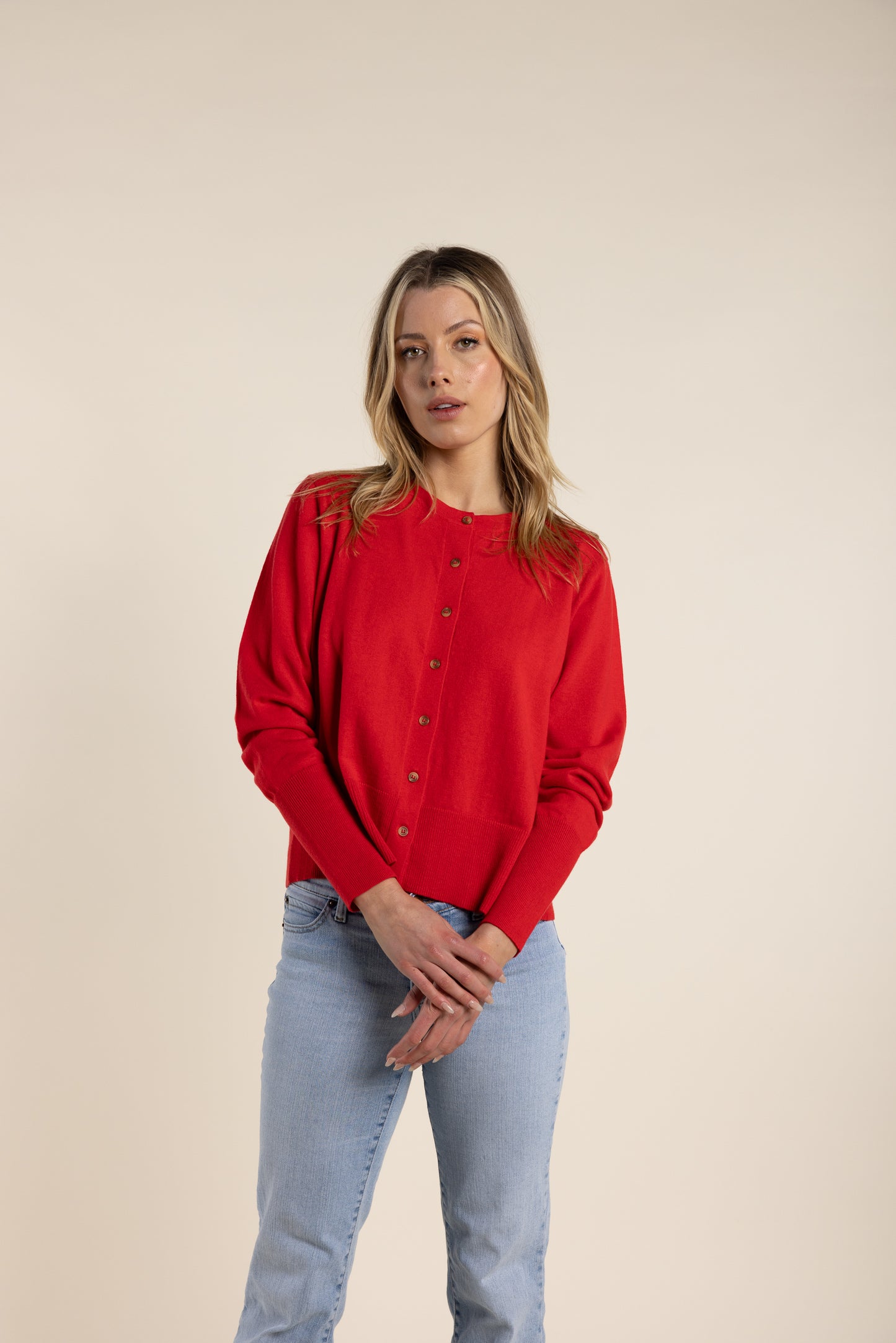 2720 Merino Cropped Cardigan