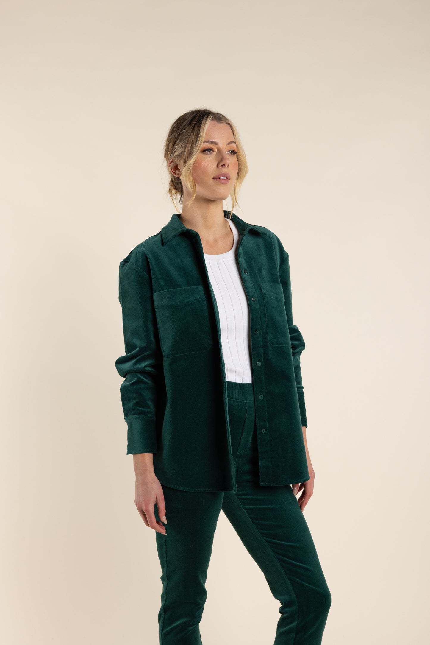 2750 Baby Cord Shirt Jacket