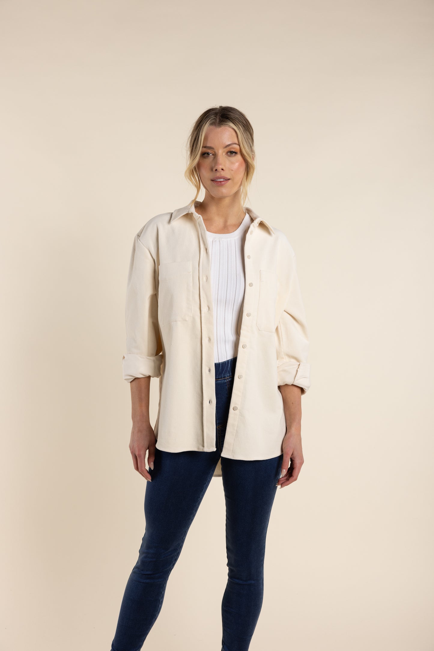 2750 Baby Cord Shirt Jacket
