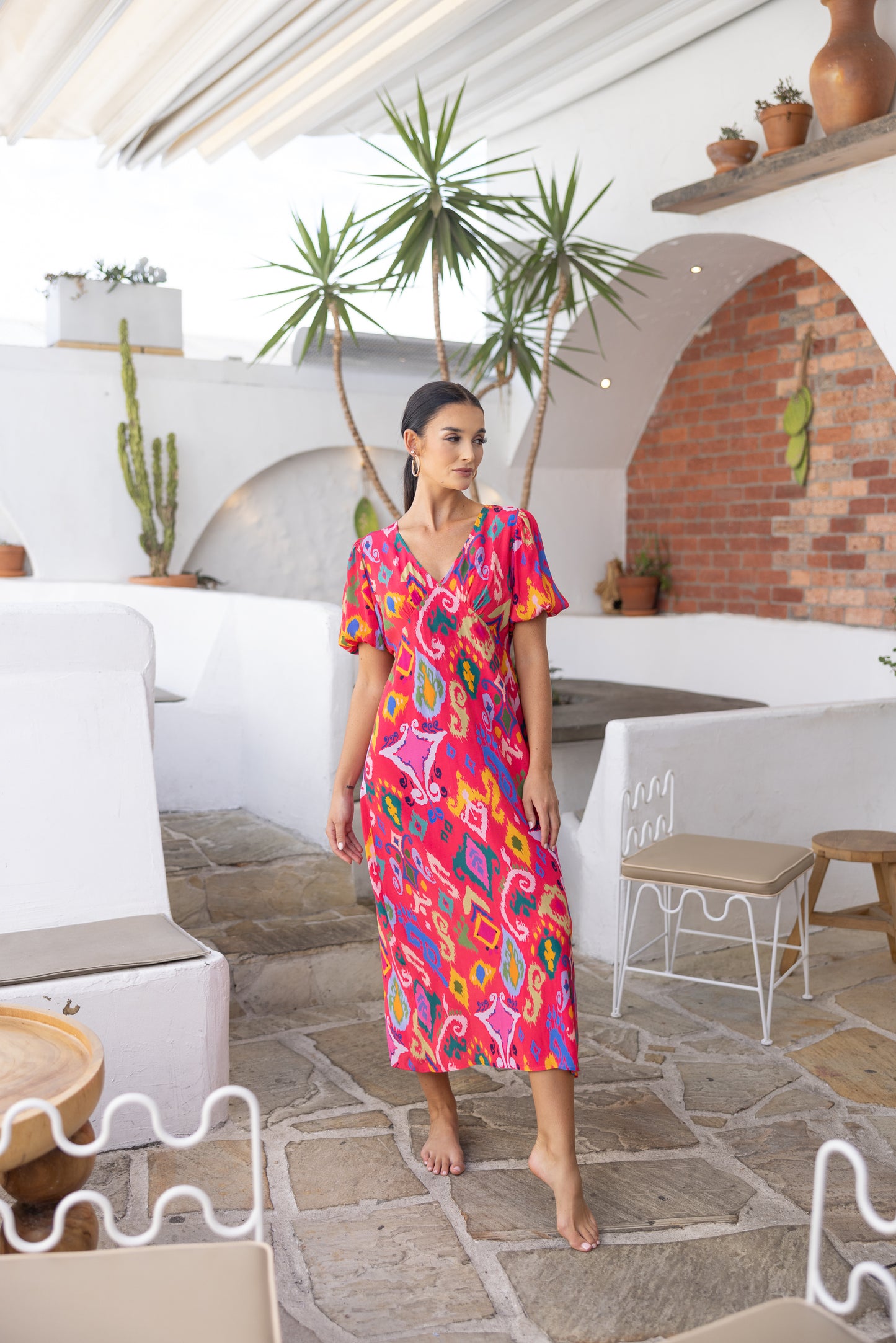 3231 - Ikat Midi dress