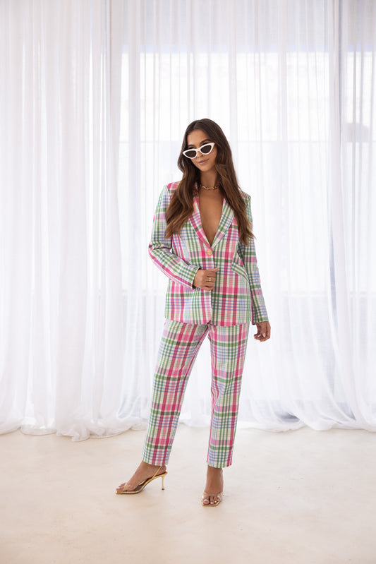 2826 - MULTI CHECK 7/8 PANT