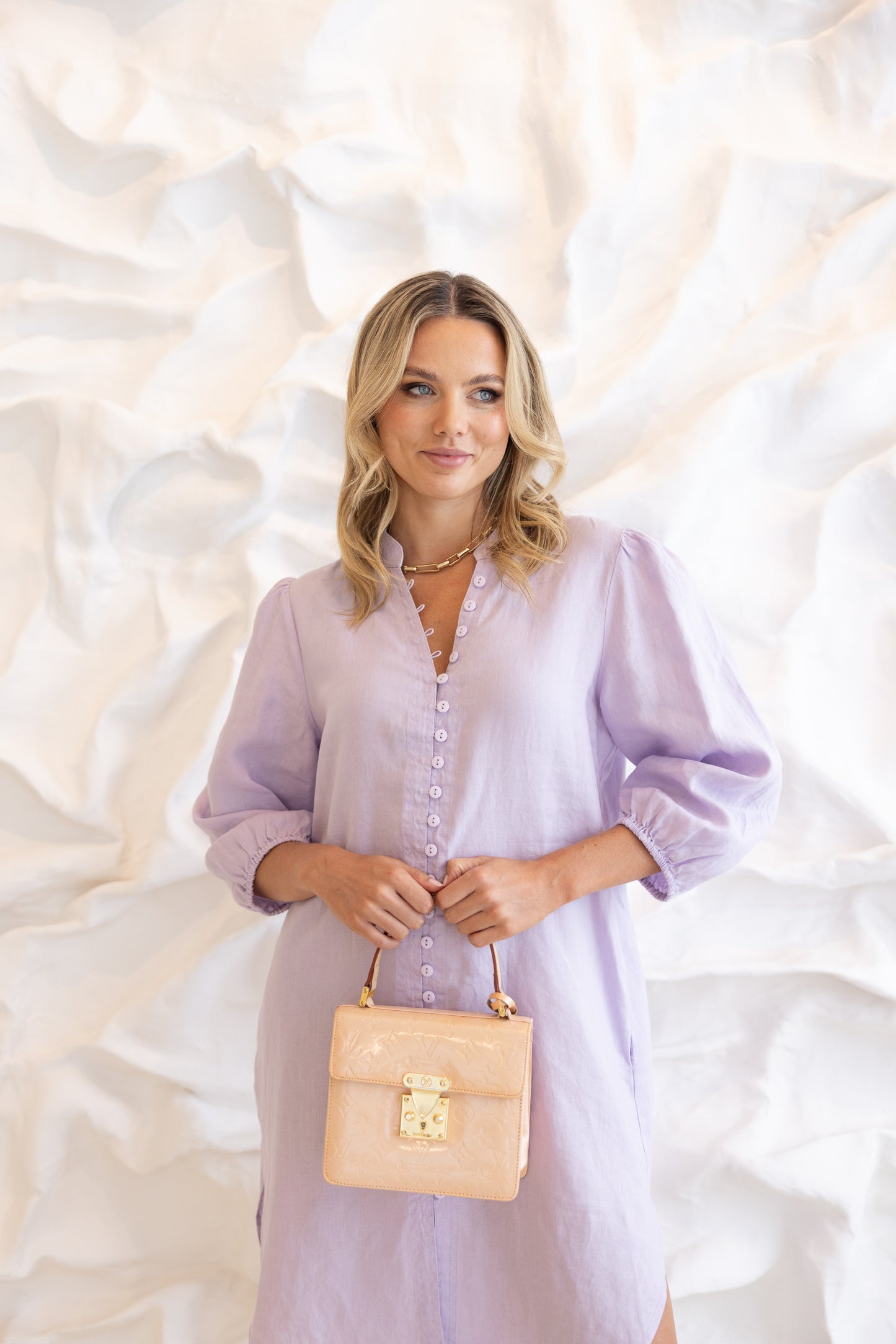 2846 LINEN SHIRT DRESS