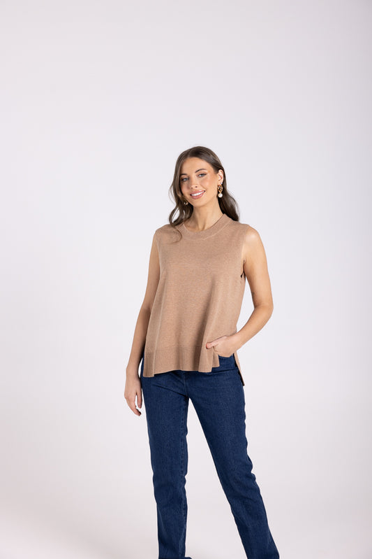 3014 - MERINO/COTTON KNIT VEST