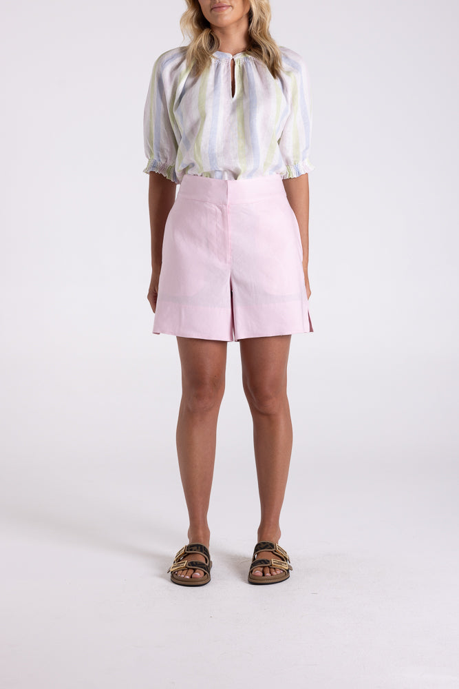 3122 - LINEN VISCOSE SHORT