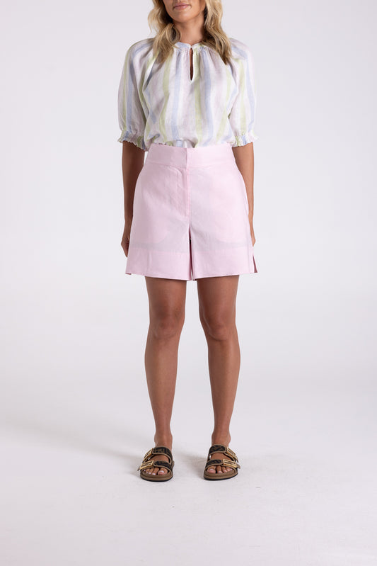 3122 - LINEN VISCOSE SHORT