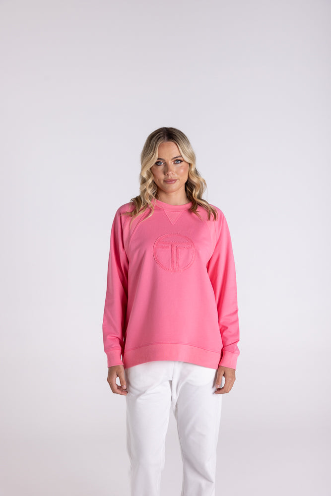 3131 - SWEATER WITH RAW LOGO