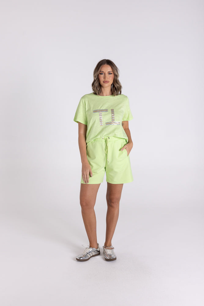 3135 - TRACK SHORT W/LOGO PATCH