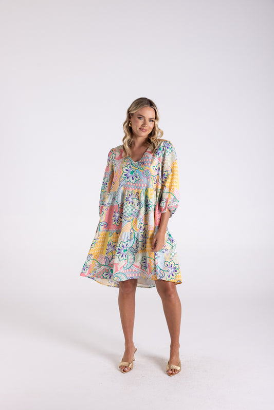 3138 - STELLA PRINT DRESS