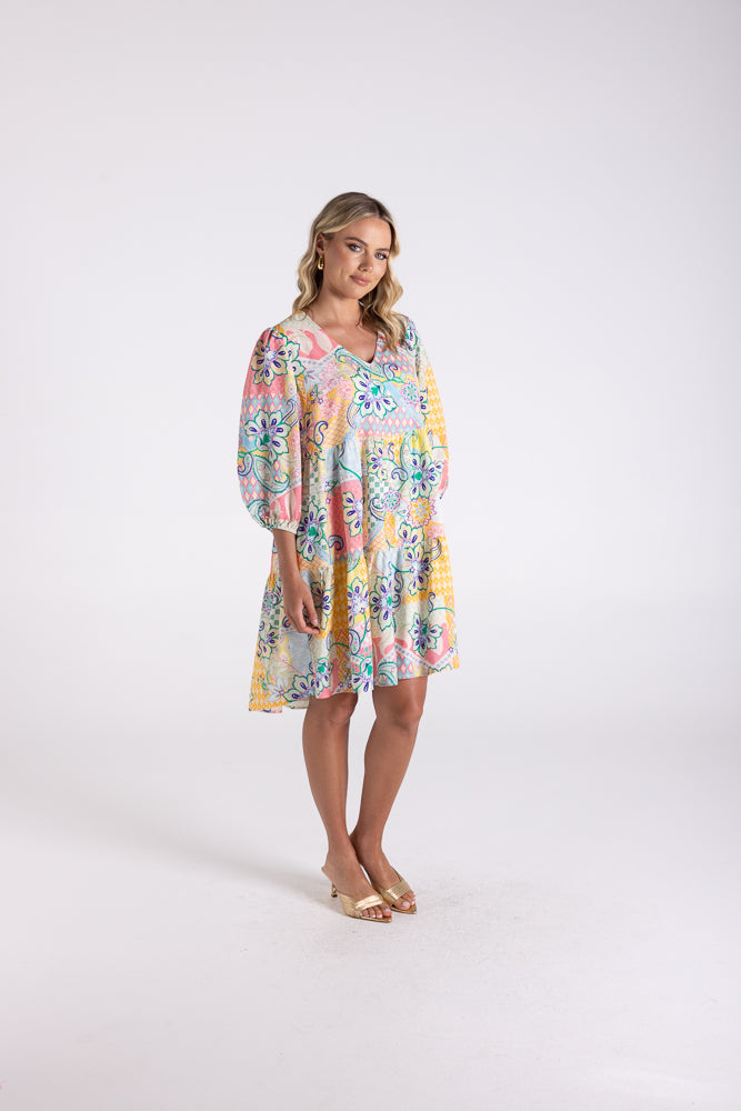 3138 - STELLA PRINT DRESS