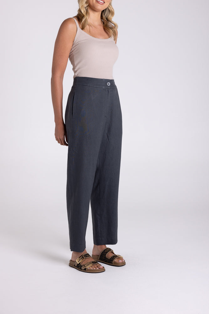 3148 - 7/8 LINEN PANT