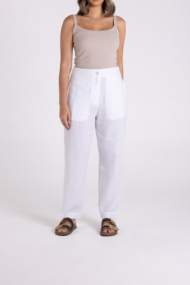 3148 - 7/8 LINEN PANT