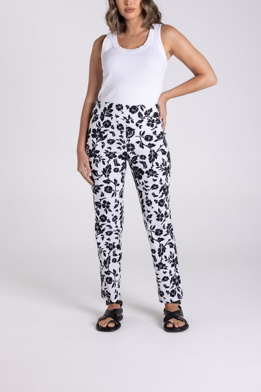 3167 - 7/8 PULL ON PANT-AUDREY PRINT