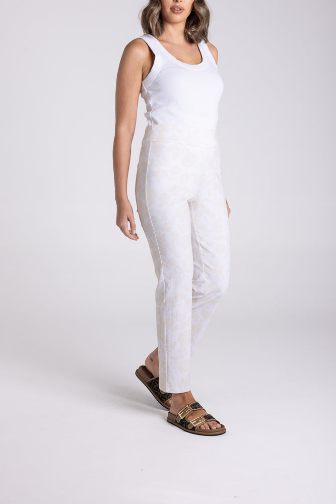 3167 - 7/8 PULL ON PANT-AUDREY PRINT