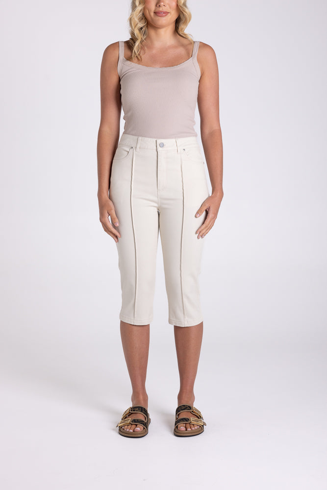 3174 - SATEEN CAPRI PANT