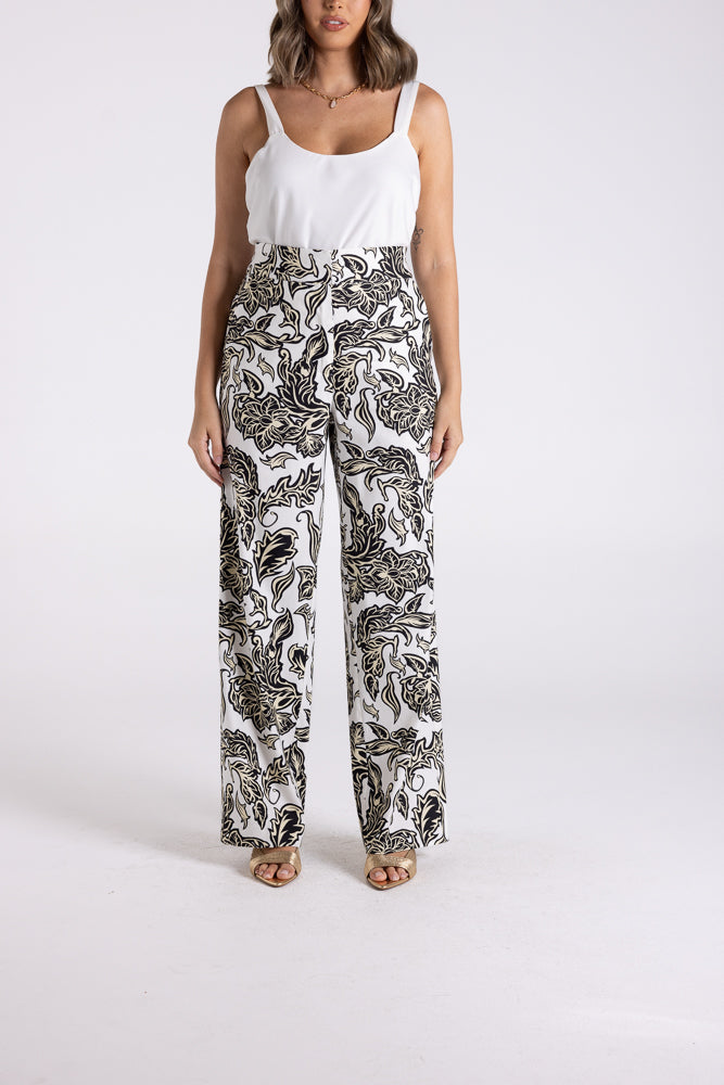 3181 - KATIE PRINT 7/8 PANT