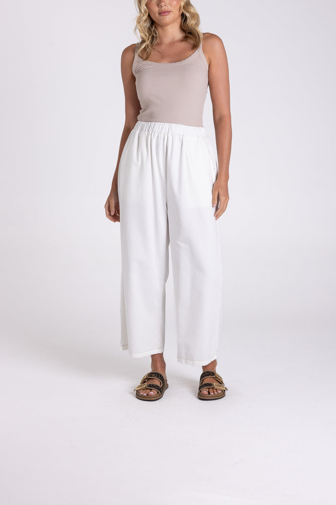 3192- DENIM 3/4 CULOTTE