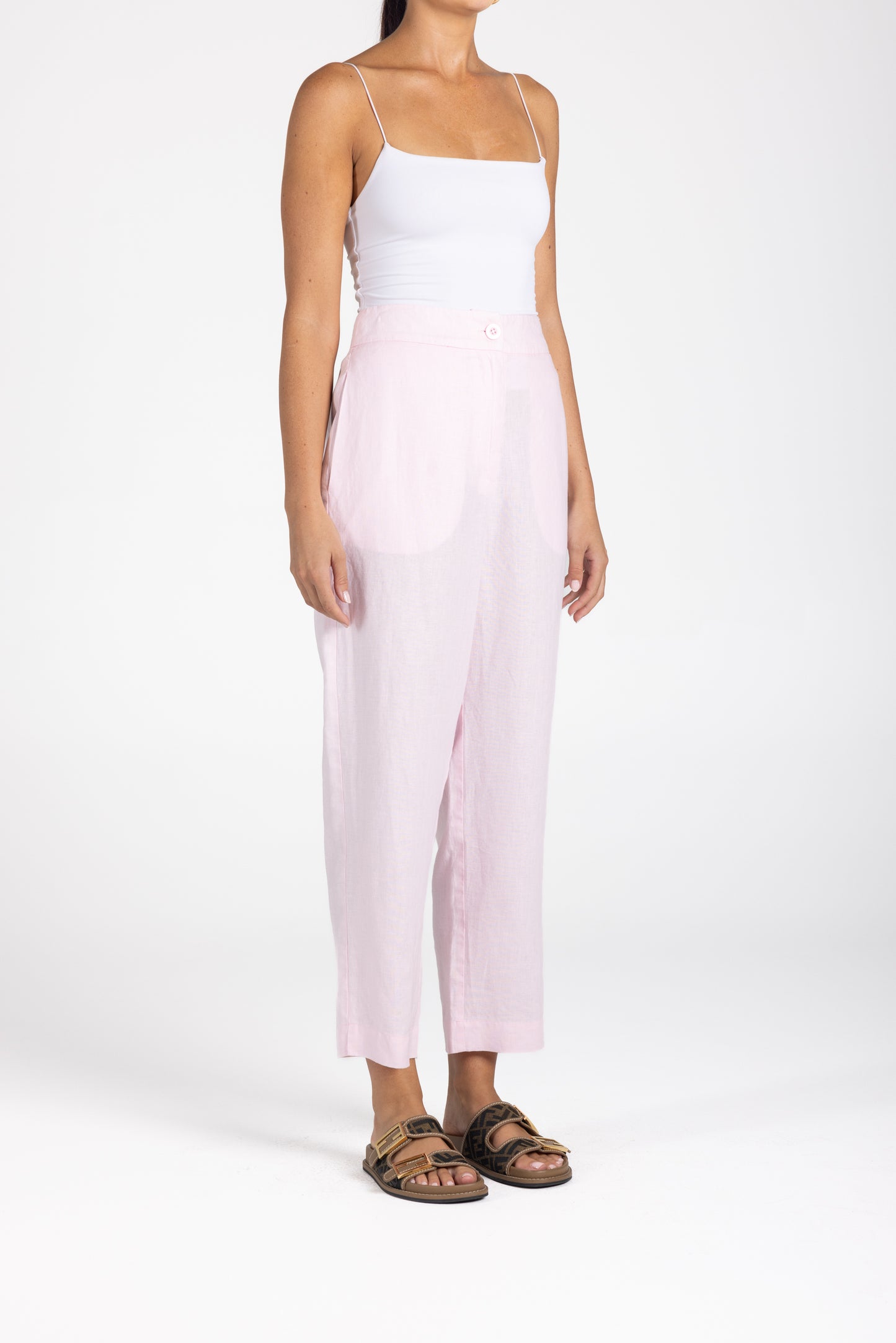 3208 - Linen 7/8 Pant