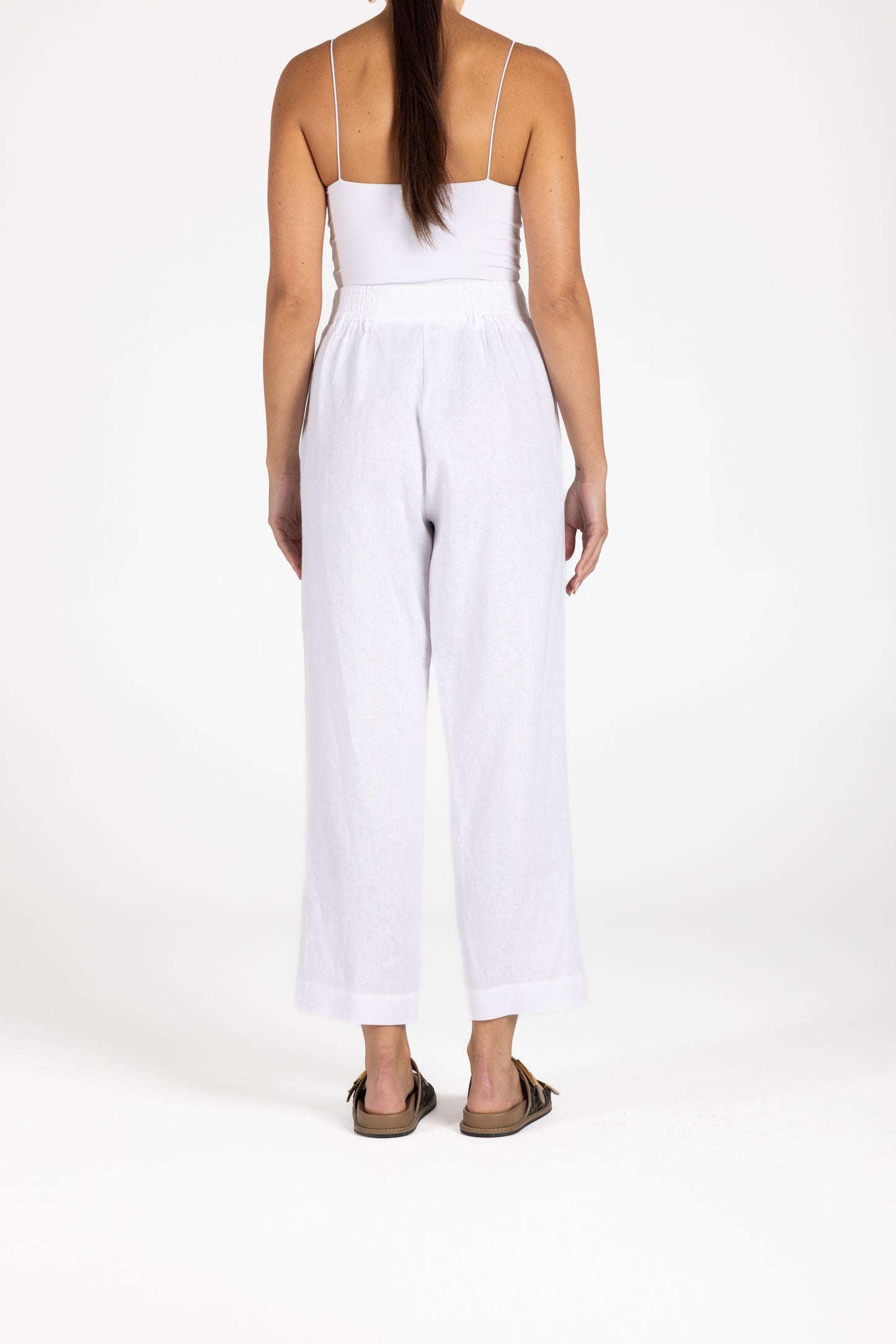 3208 - Linen 7/8 Pant