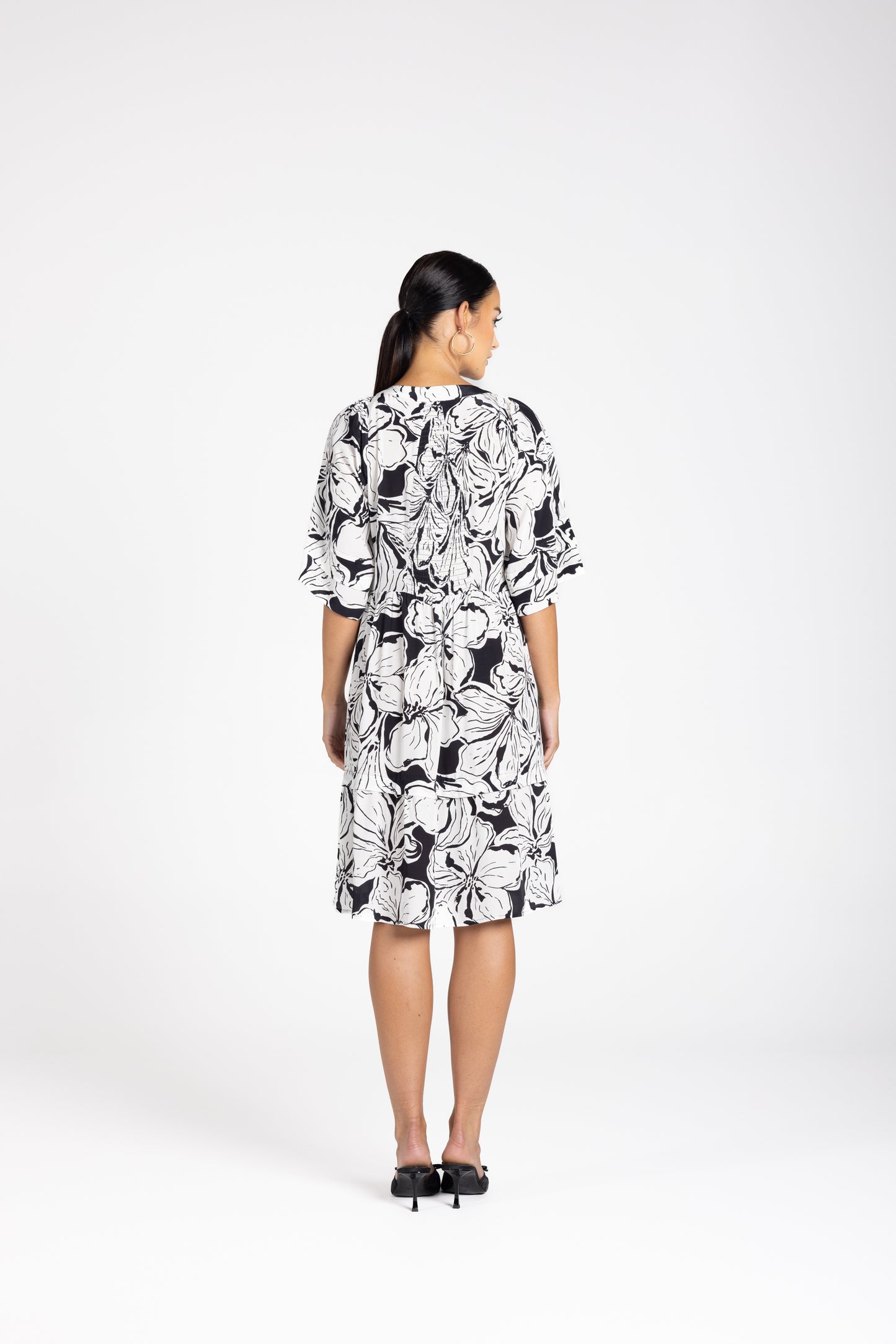 3214 - Hibiscus short  Dress