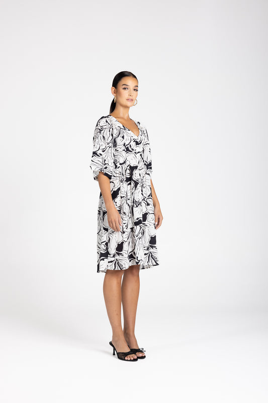 3214 - Hibiscus short  Dress