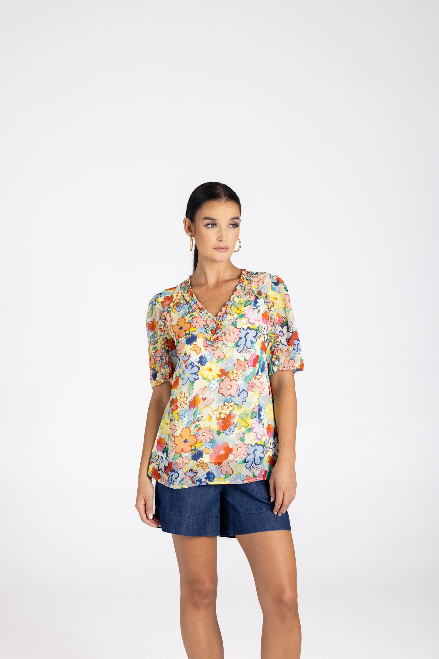 3226 - Christine Print Top